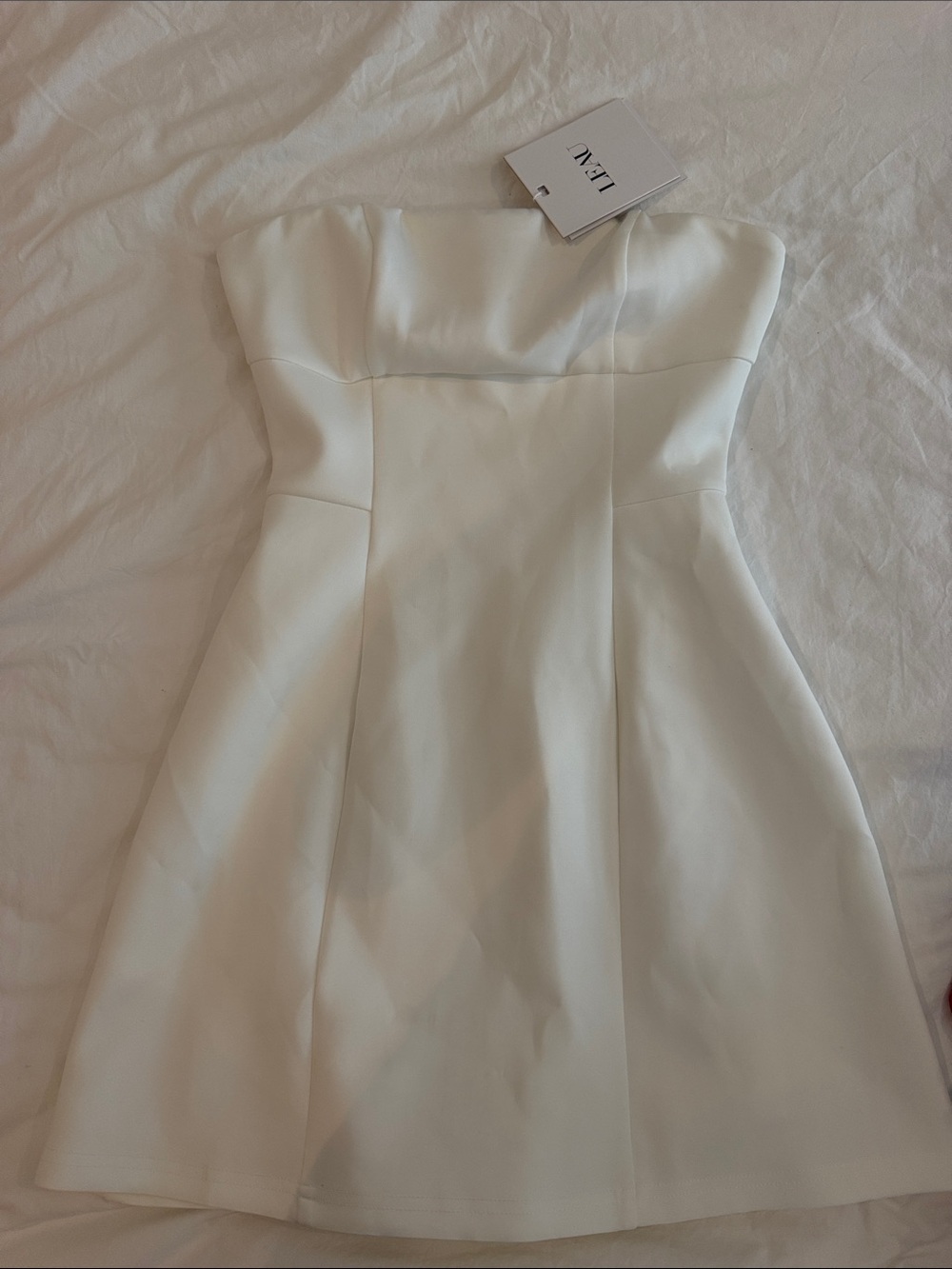 NWT Leau Eres Strapless Bustier Mini Dress